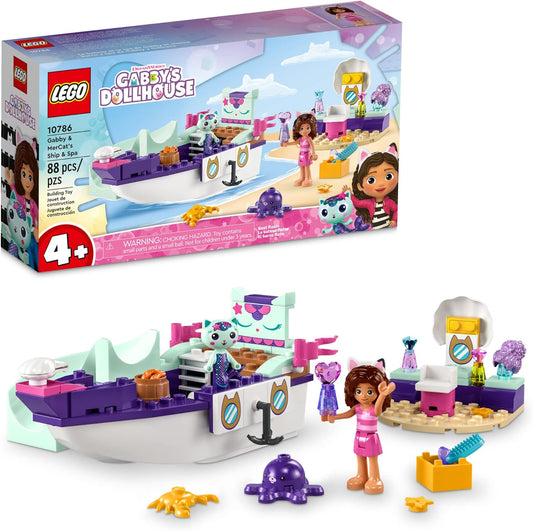 LEGO Gabby's Dollhouse - Gabby & Mercat’s Ship & Spa 10786