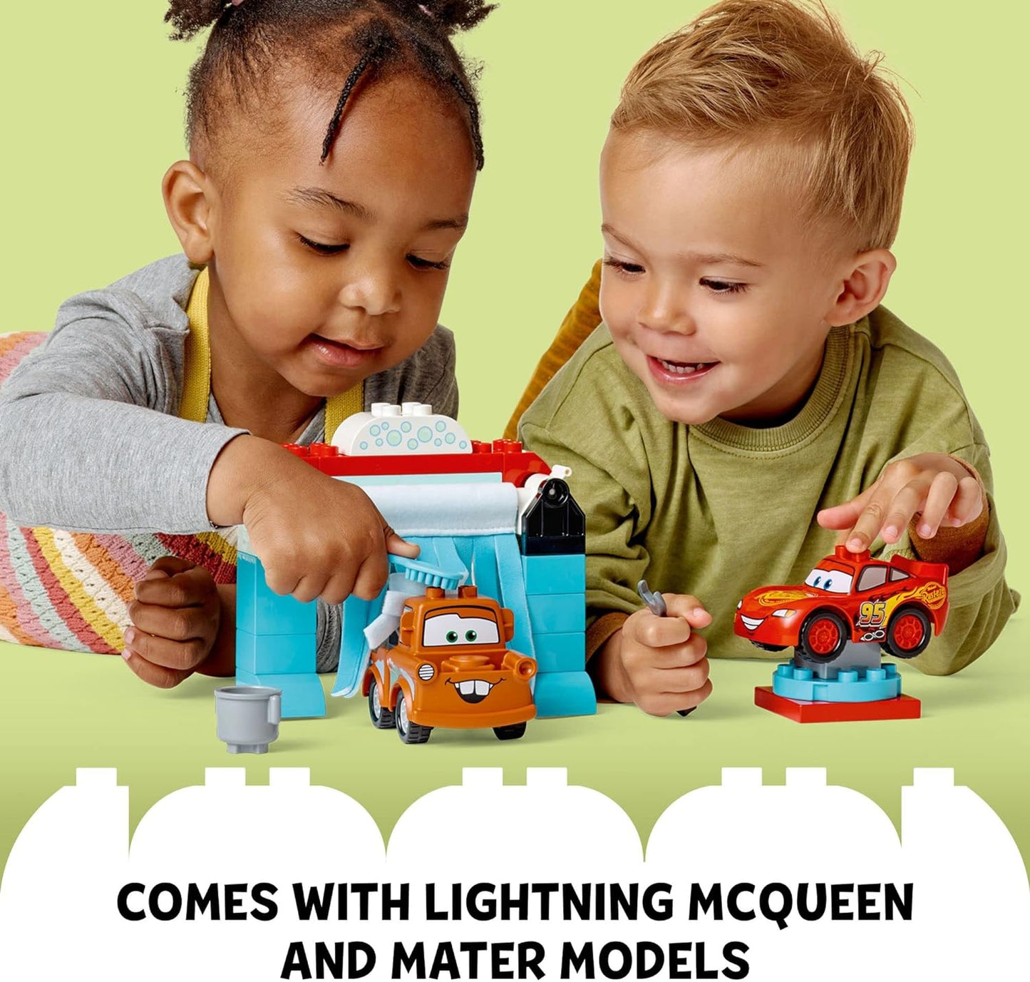 LEGO DUPLO - Lightning McQueen & Maters Car Wash Fun 10996