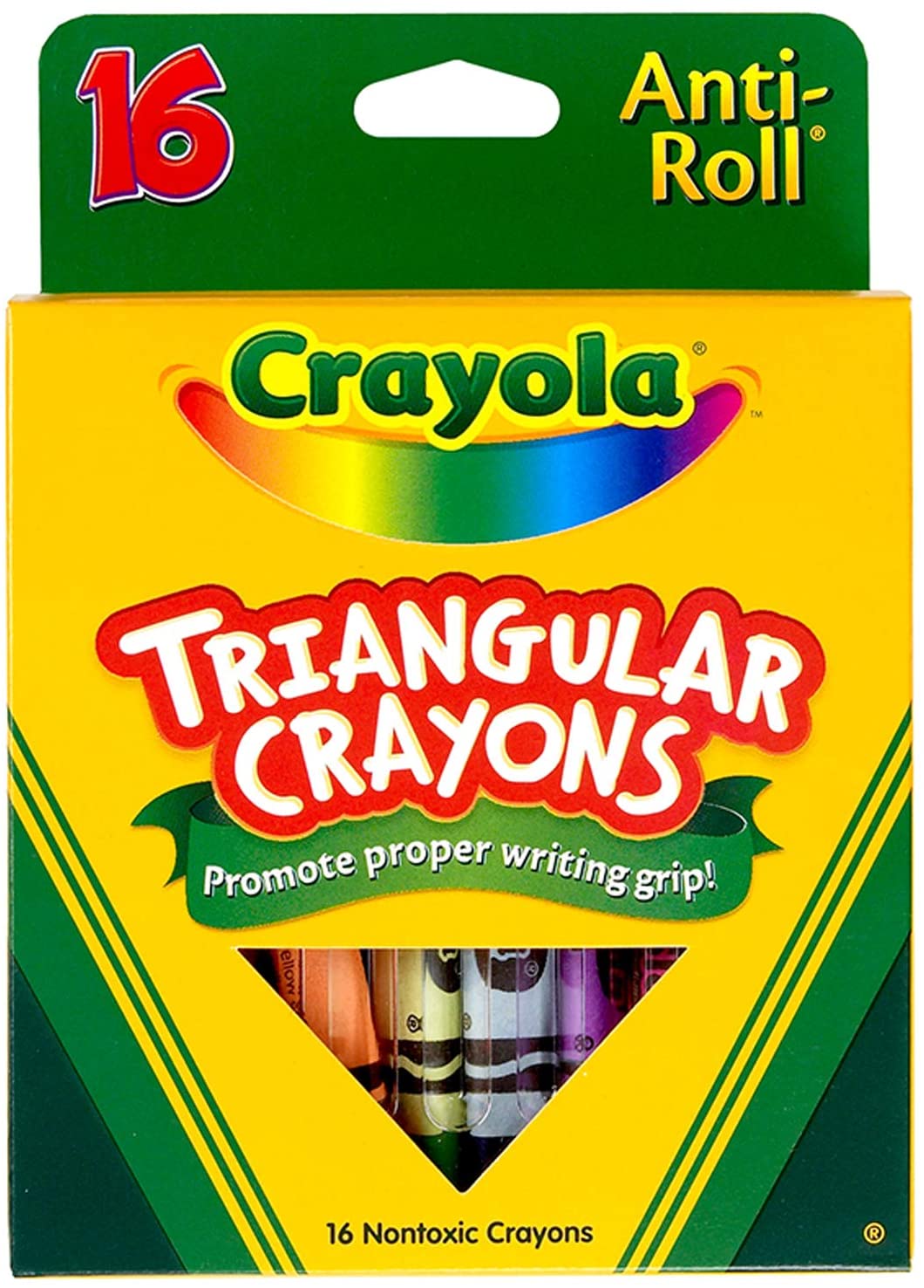 Crayola - 16 Triangular Crayons