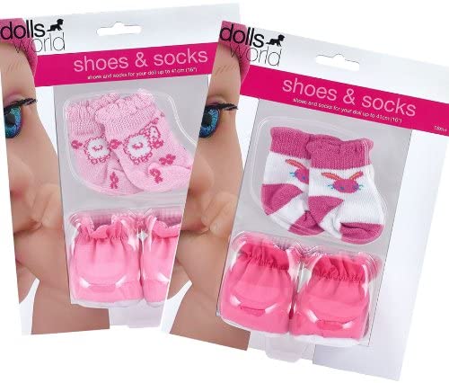 Dolls World - Shoes & Socks (Styles Vary)