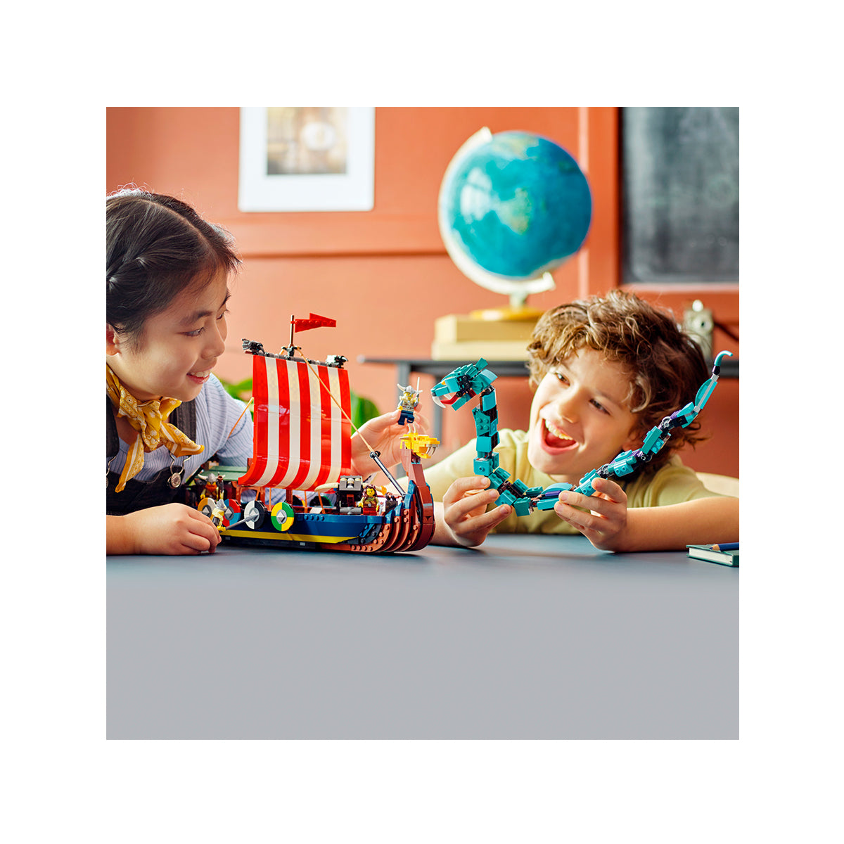 LEGO Creator 3 In 1 - Viking Ship And The Midgard Serpent 31132