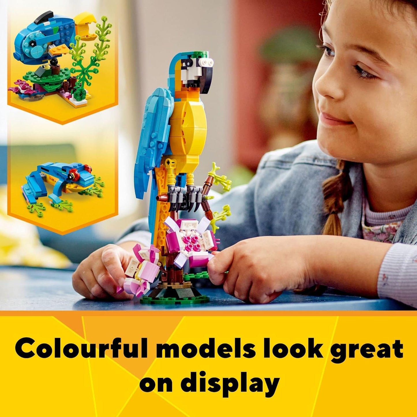LEGO Creator - 3 in 1 Exotic Parrot Building Set 31136