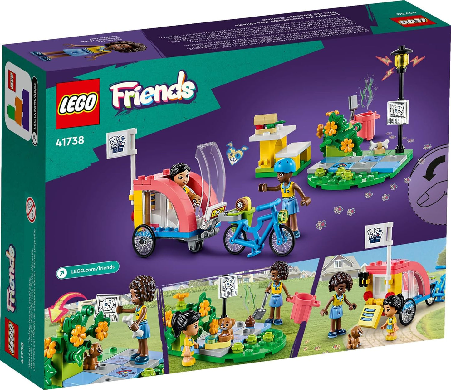 LEGO Friends - Dog Rescue Bike Building 41738