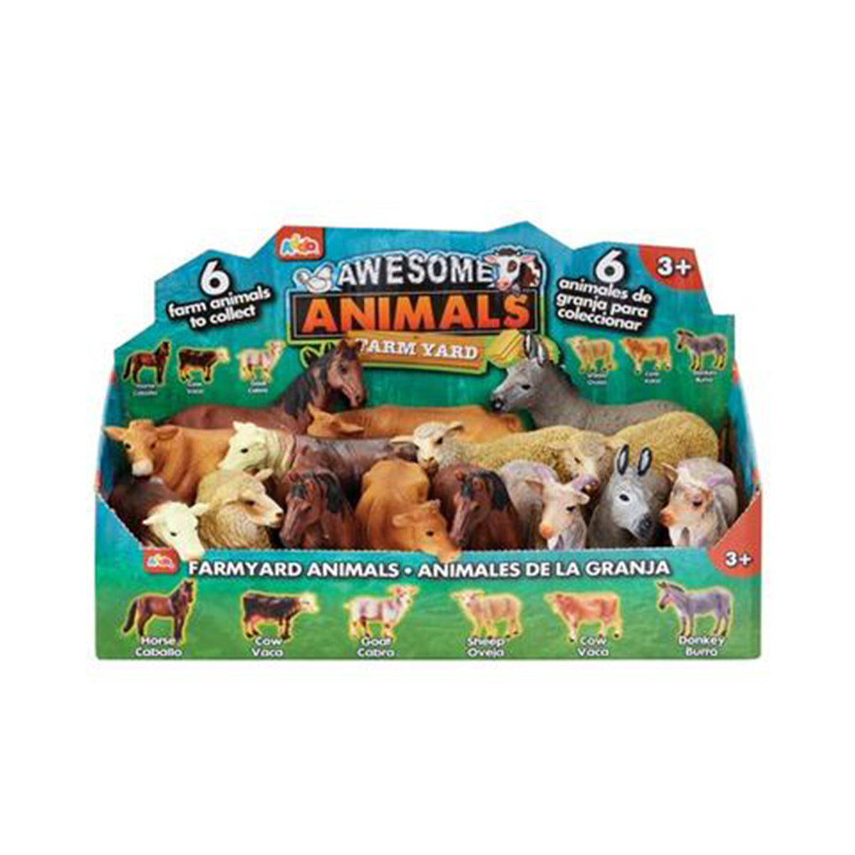 Awesome Animals Farm Animals Figure (Styles Vary - One Supplied)