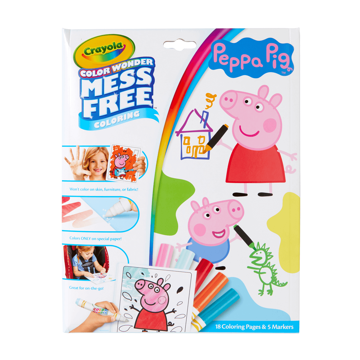 Peppa Pig Crayola Color Wonder Mess Free Book