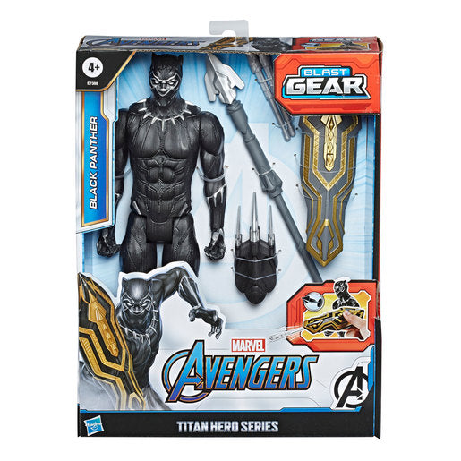 Marvel Avengers Titan Hero Series Blast Gear Figure - Black Panther