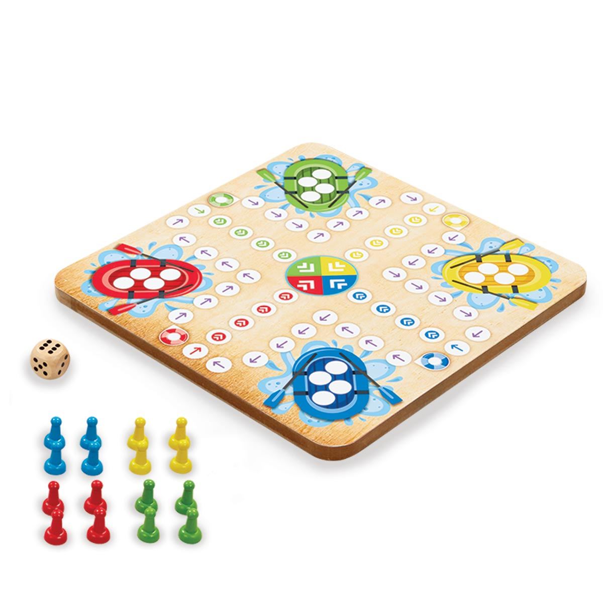 Addo Game - Wooden n Snakes Ladders and Ludo