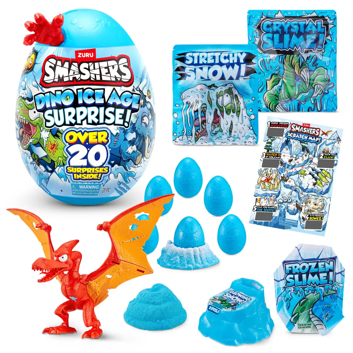 Smashers Dino Ice Age Surprise! Mystery Egg by ZURU (Styles Vary)