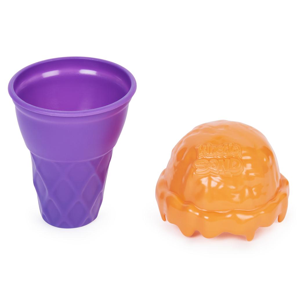 Kinetic Sand - Scents4oz Ice Cream Cone Container with 2 Colors (Styles Vary)