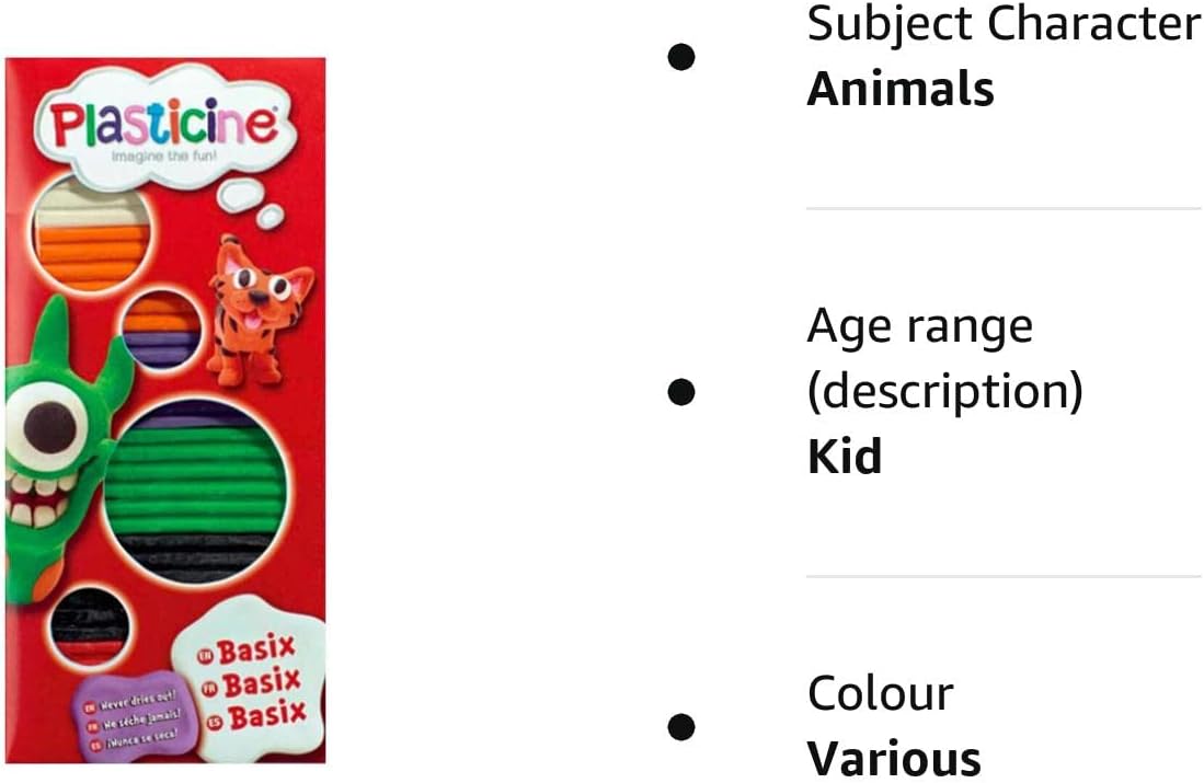 Plasticine Basix (Styles Vary)