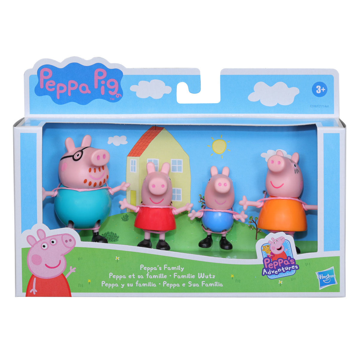 Peppa Pig - Peppa's Family Figure 4 Pack (Styles Vary)