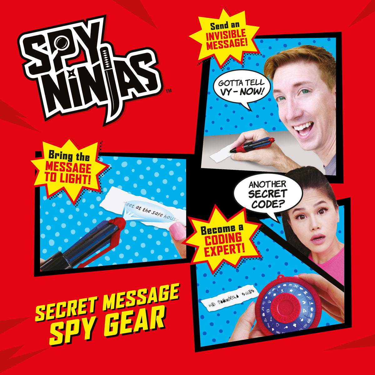 Spy Ninjas - Secret Message Spy Gear Kit From Chad Wild Clay & Vy Qwaint
