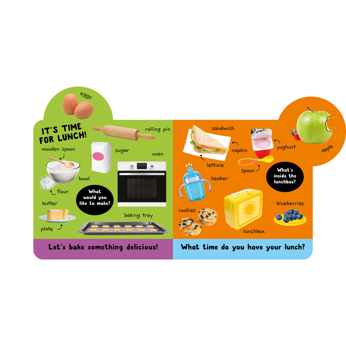 Early Learning Centre - 100 Words About My Day Board Book