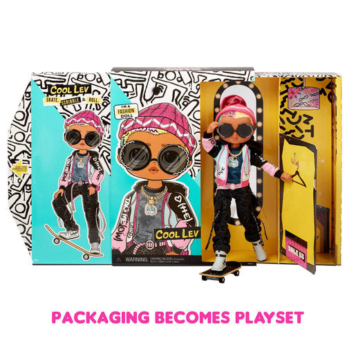 L.O.L. Surprise! Outrageous Millennial Girls: Guys Fashion Doll - Cool Lev