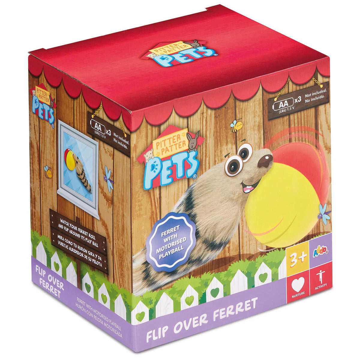 Pitter Patter Pets Flip Over Ferret