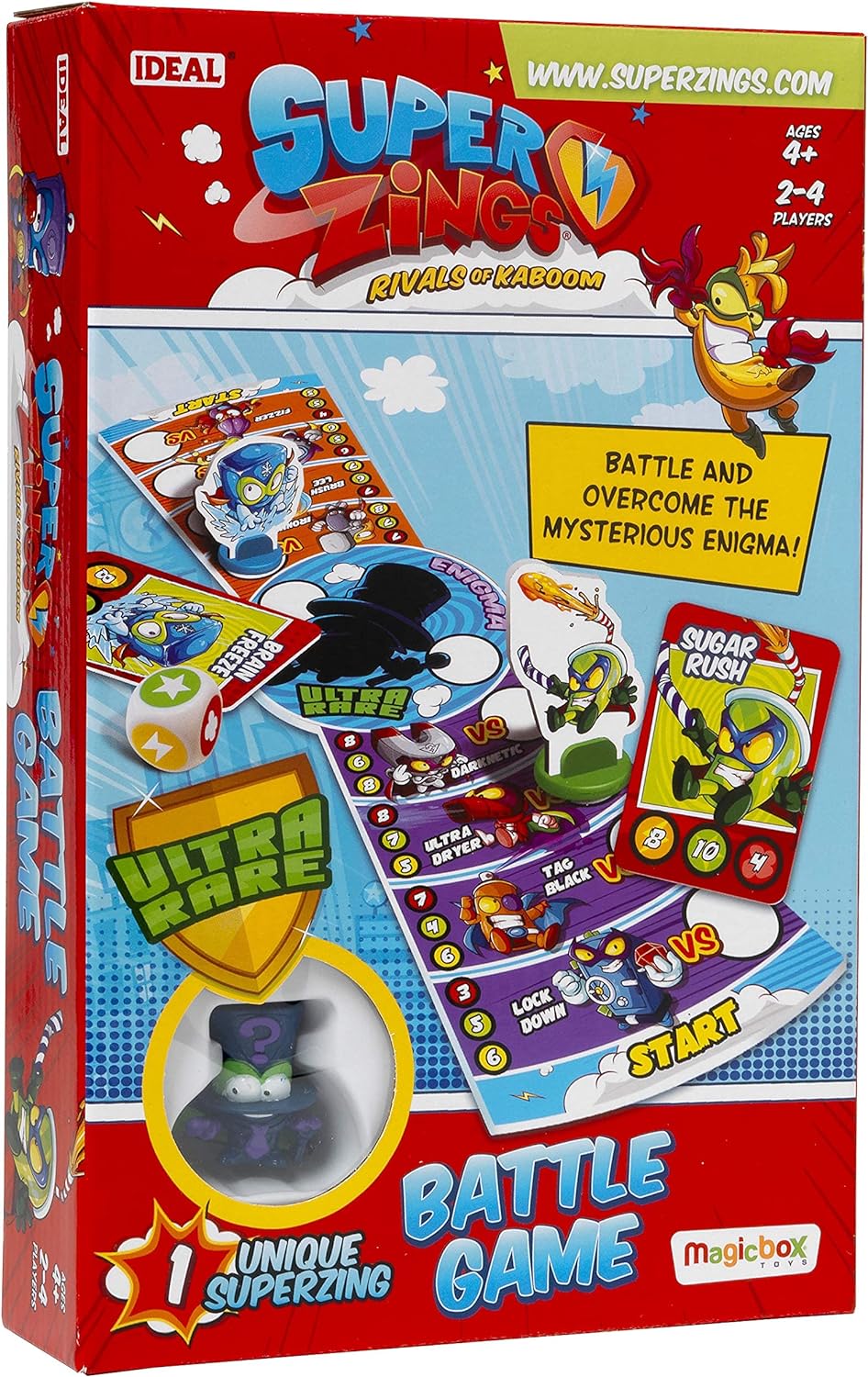 John Adams 10748 SuperZings Battle Game multicolor