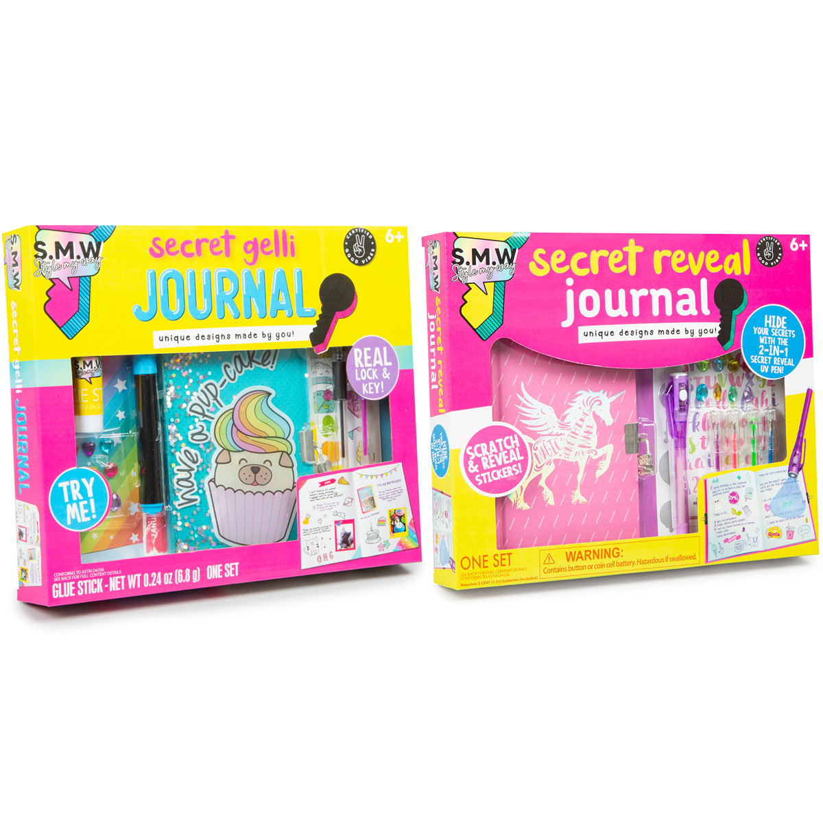Style My Way Secret Journal Craft Kit (Styles Vary)
