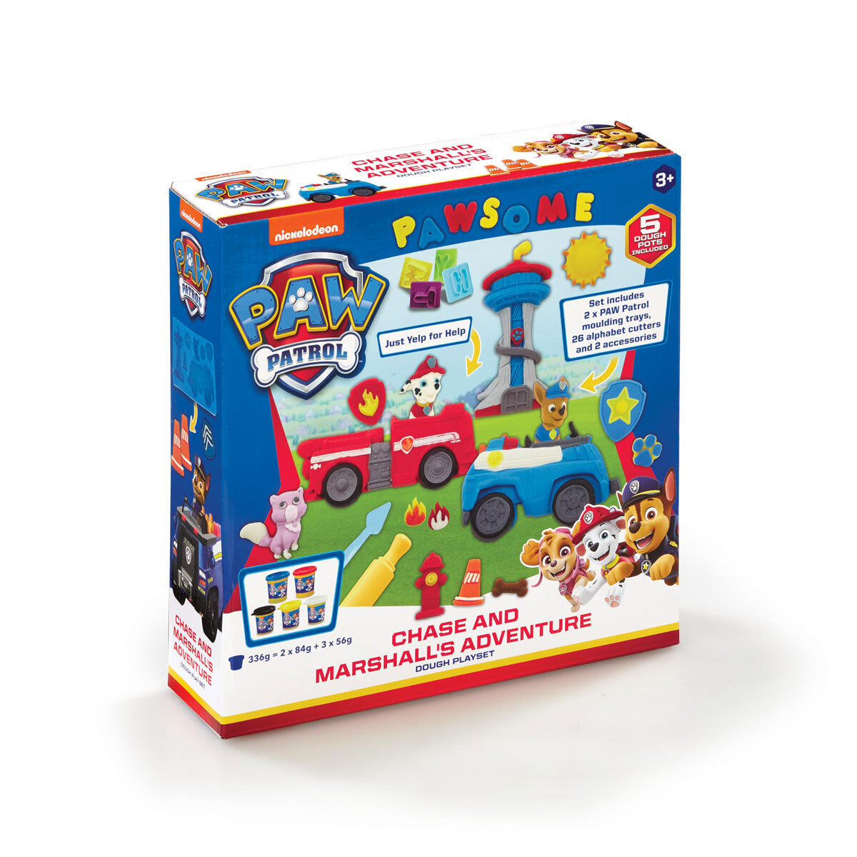 Nickelodeon Paw Patrol Chase & Marshall?? Adventure Dough Playset
