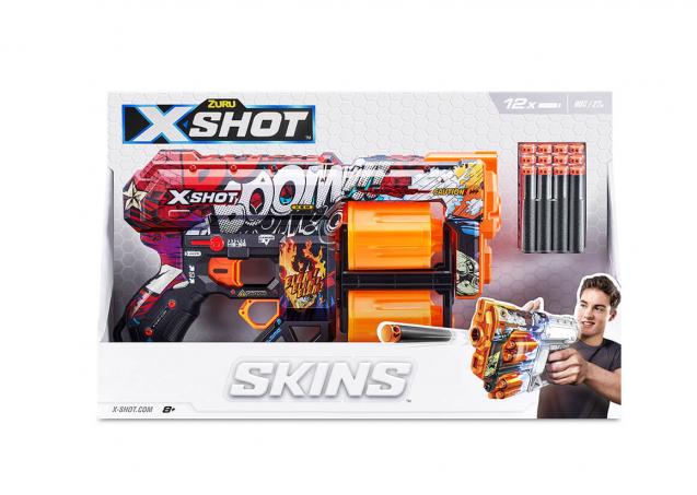 X-Shot Skins Dread Blasters (Colors Vary) - 27M Range