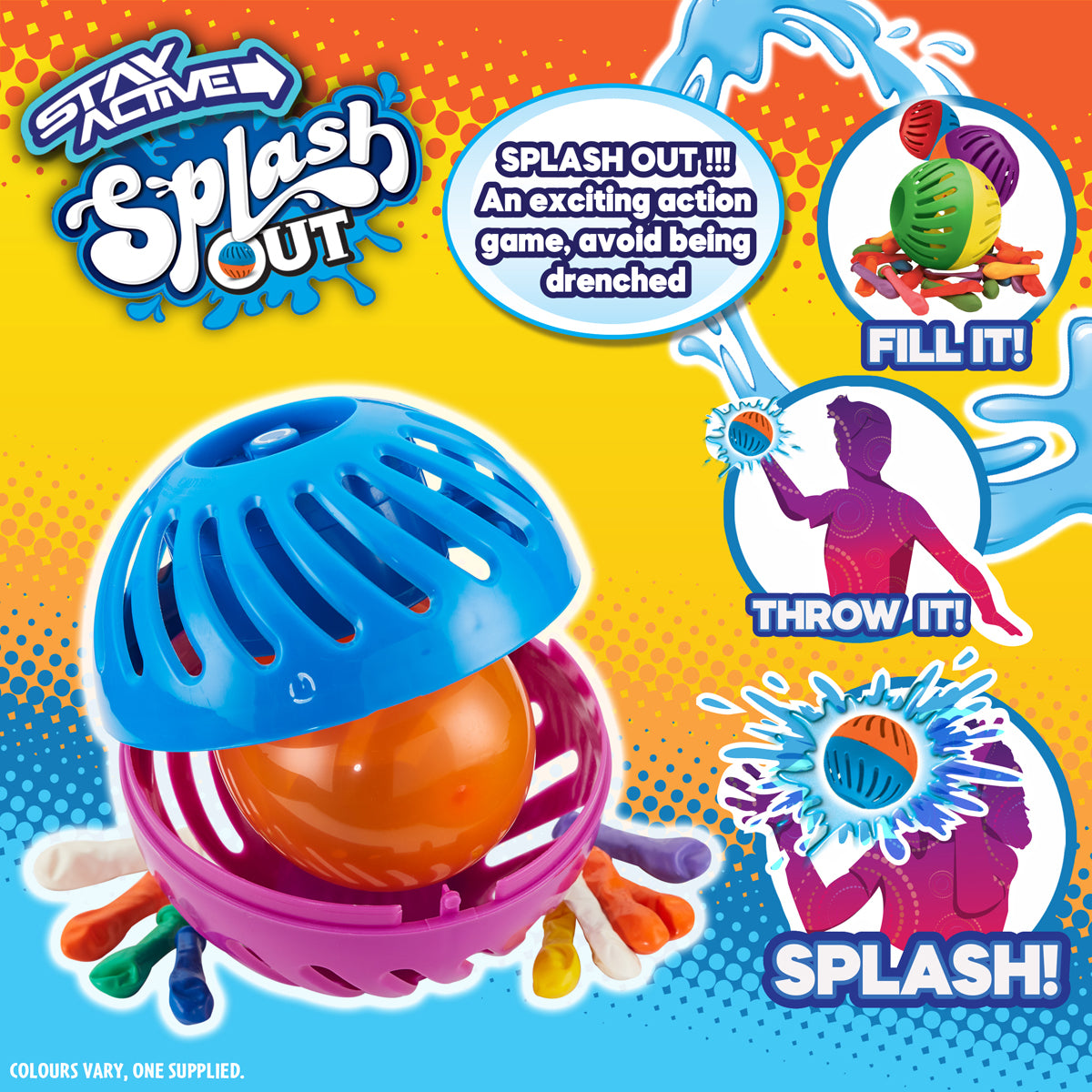 Splash Out Action Game (Styles Vary)