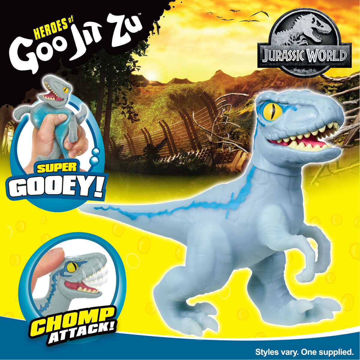 Heroes of Goo Jit Zu - Jurassic World Blue Velocraptor