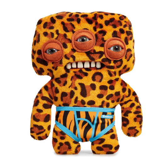 Fuggler 22cm Funny Ugly Monster - Budgie Fuggler Annoyed Alien (Leopard) Soft Toy