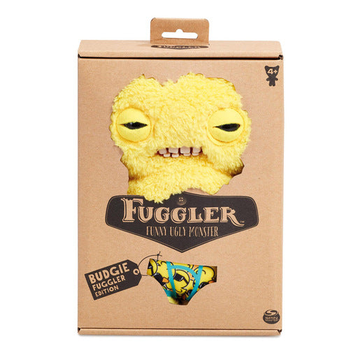 Fuggler 22cm Funny Ugly Monster - Budgie Fuggler Squidge (Yellow) Soft Toy