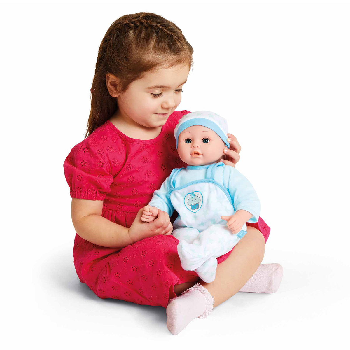 Cupcake Babbling Baby Oliver Doll