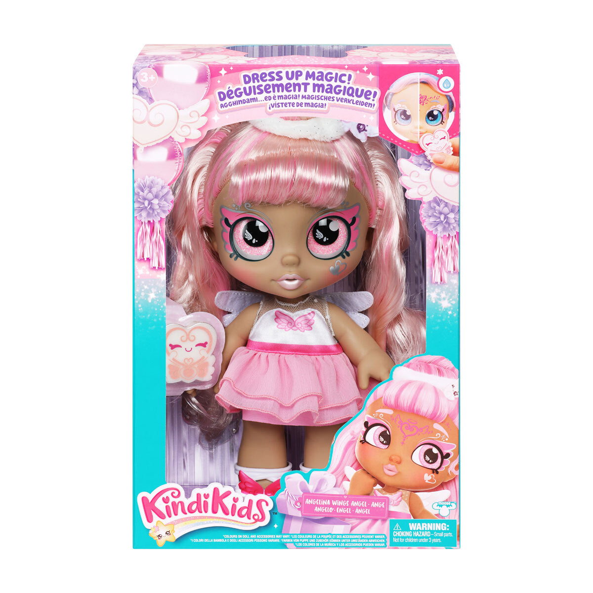 Kindi Kids Dress Up Magic Angelina Wings Angel Toddler Doll