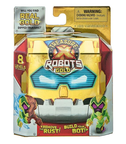 Treasure X Robots Gold – Mini Robots (Styles Vary)