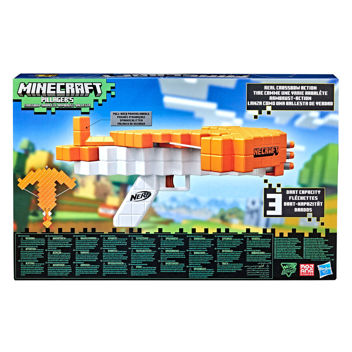 Nerf Minecraft Pillagers Crossbow Blaster