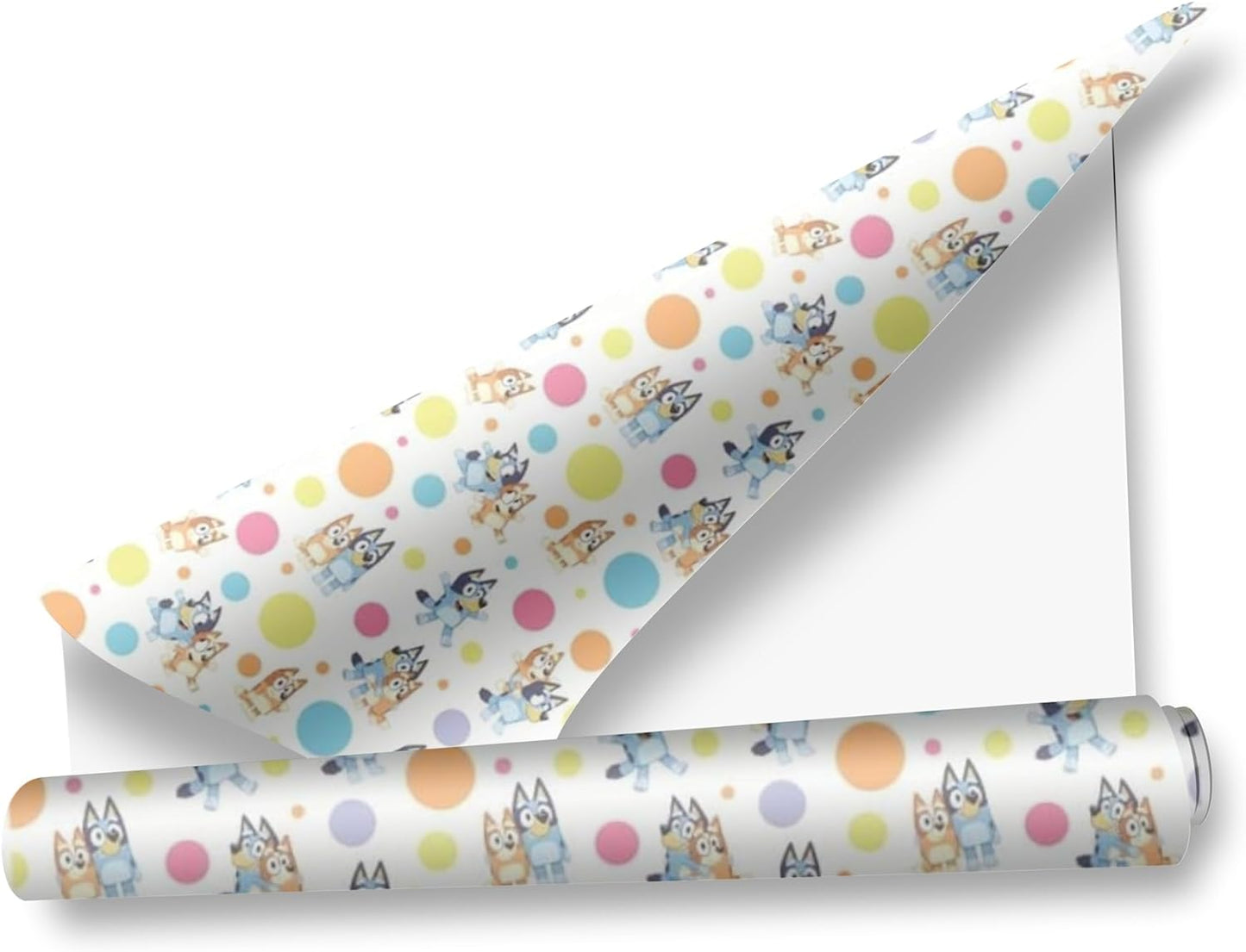 Wrapping Sheet Roll 4 Meter Bluey