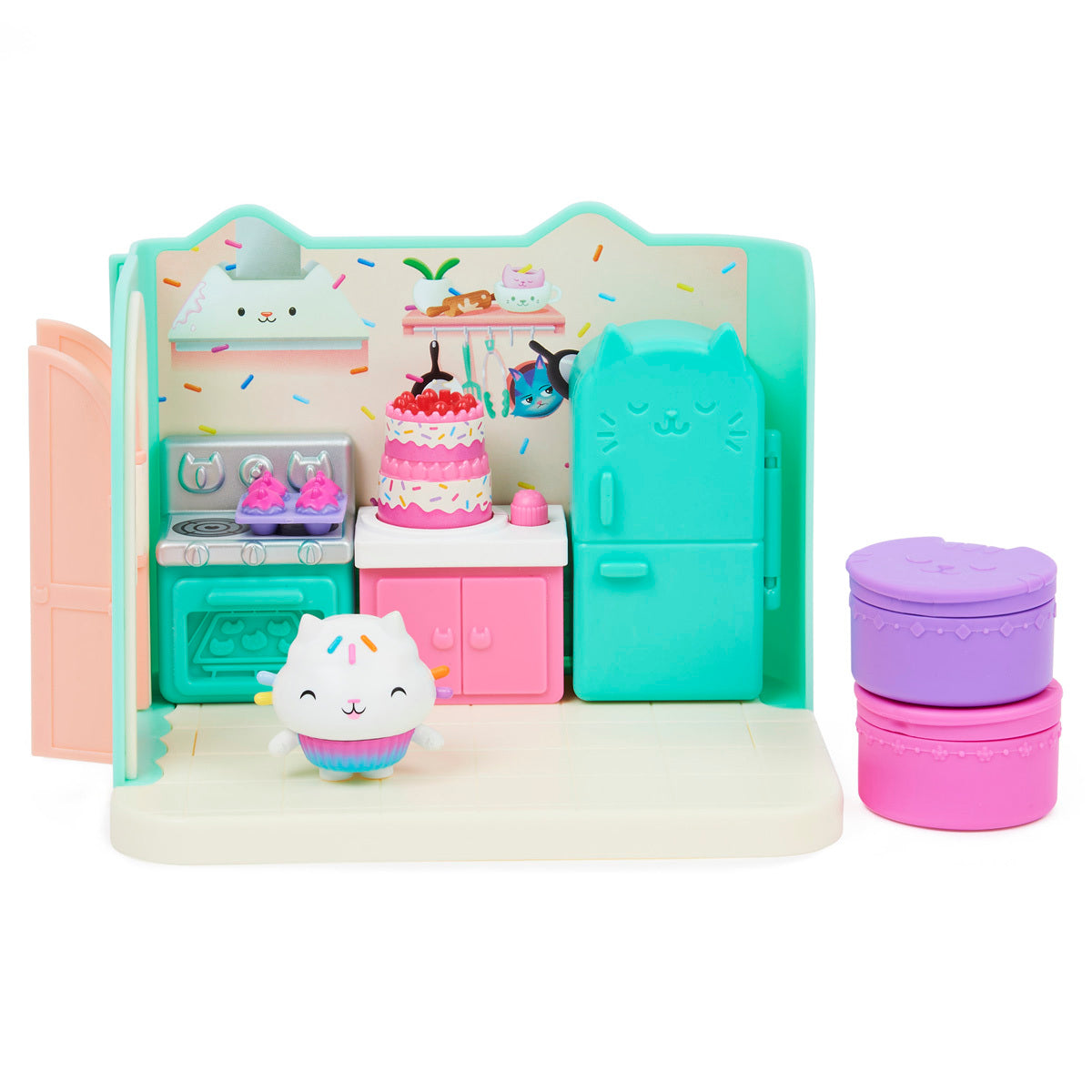 Gabby's Dollhouse Bakey with Cakey Kitchen Set