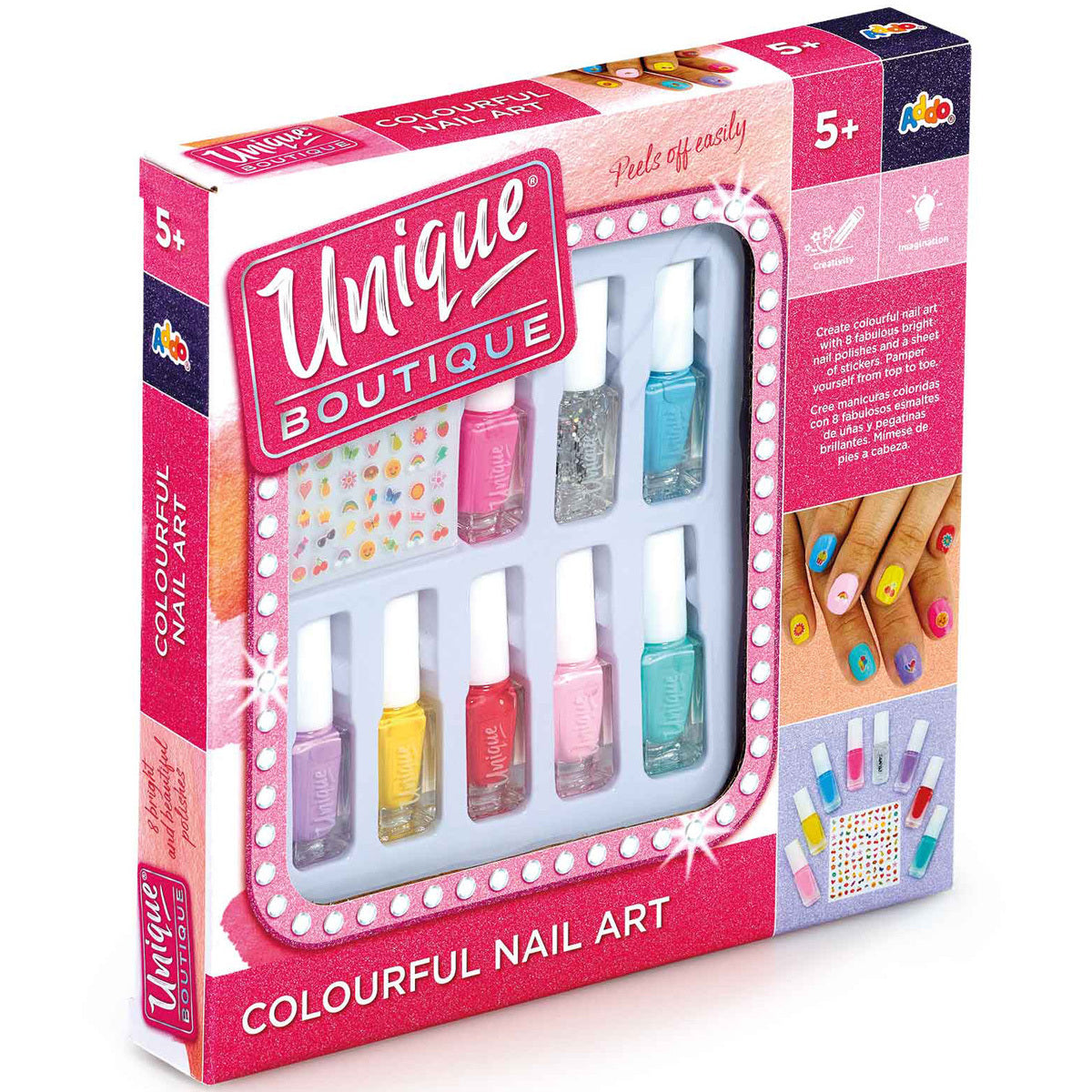 Unique Boutique Colourful Nail Art