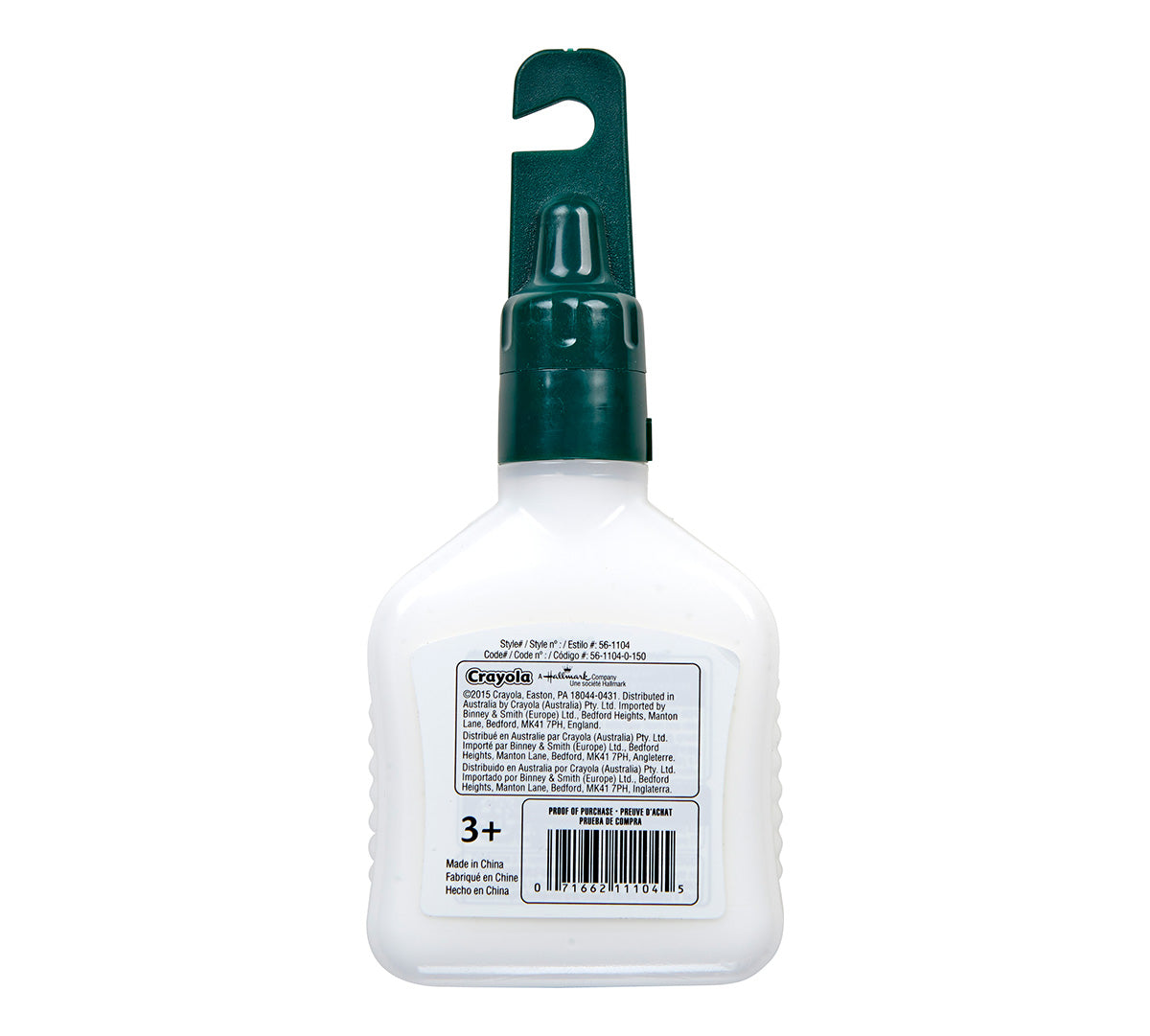 Washable No-Run School Glue, 4-oz
