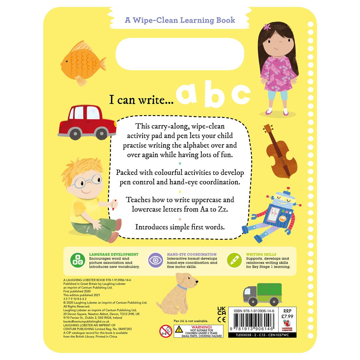 Wipe-Clean Learning - I Can Write ABC Book
