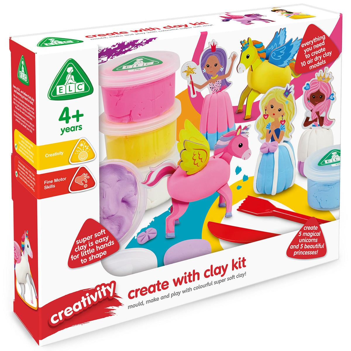 Early Learning Centre Create with Clay Kit - Princess and Unicorns