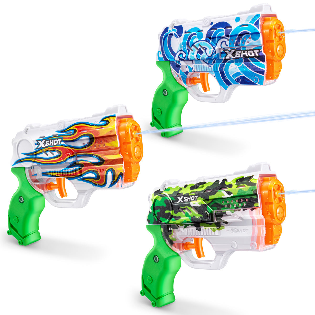 X-Shot Water Fast-Fill Skins - Nano Water Blaster (Styles Vary)