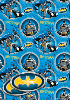 Wrapping Sheet Roll 4 Meter Batman