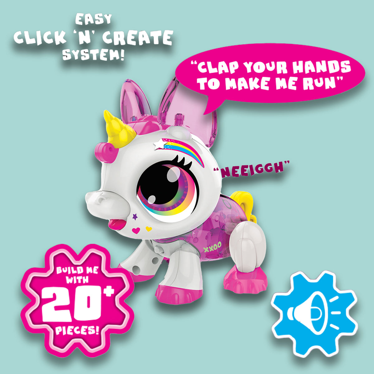 Build A Bot Unicorn Buildable Electronic Pet