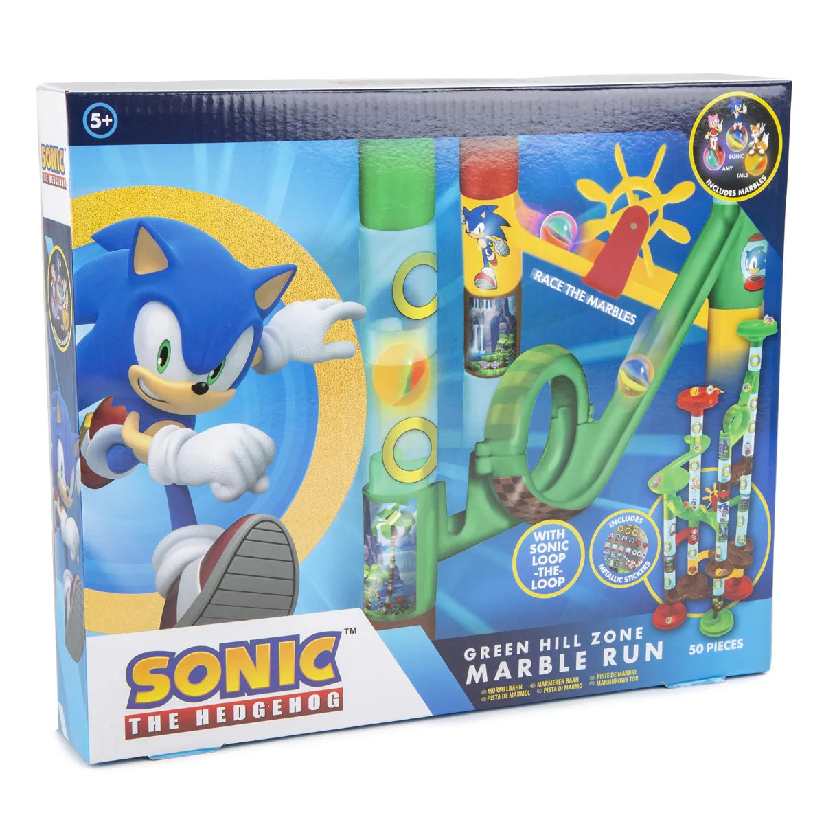 Sonic The Hedgehog - Green Hill Zone Marble Run Set