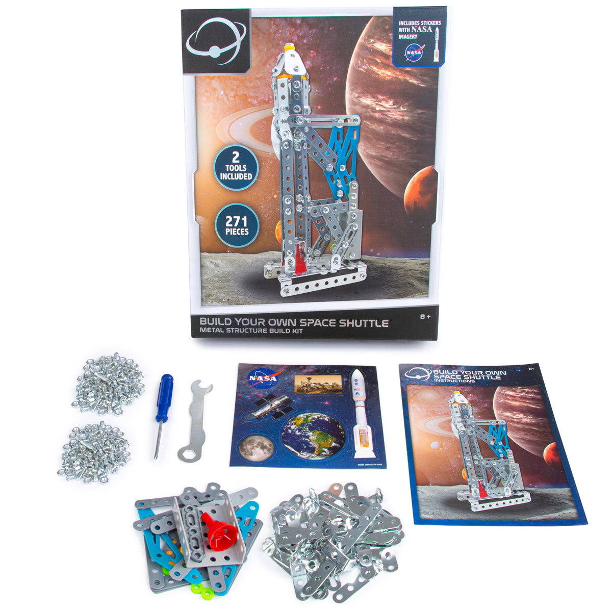 NASA Build Your Own Space Shuttle Metal Construction Set