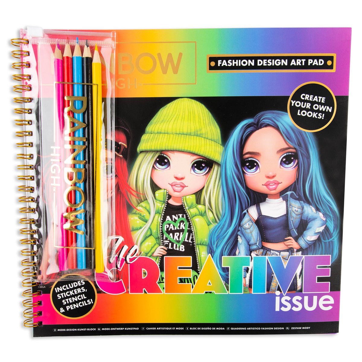 Rainbow High Fashion Design Art Pad Set