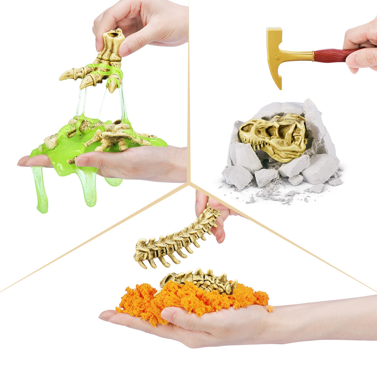 Robo Alive Mega Dino Fossil Find by ZURU (Styles Vary)