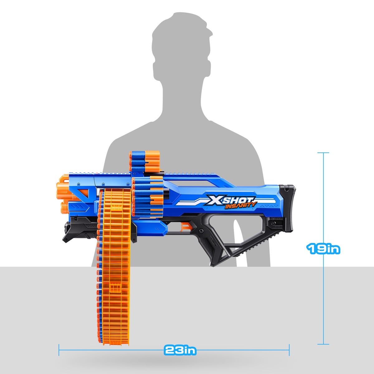 X-Shot Insanity Mad Mega Barrel - 27M Range