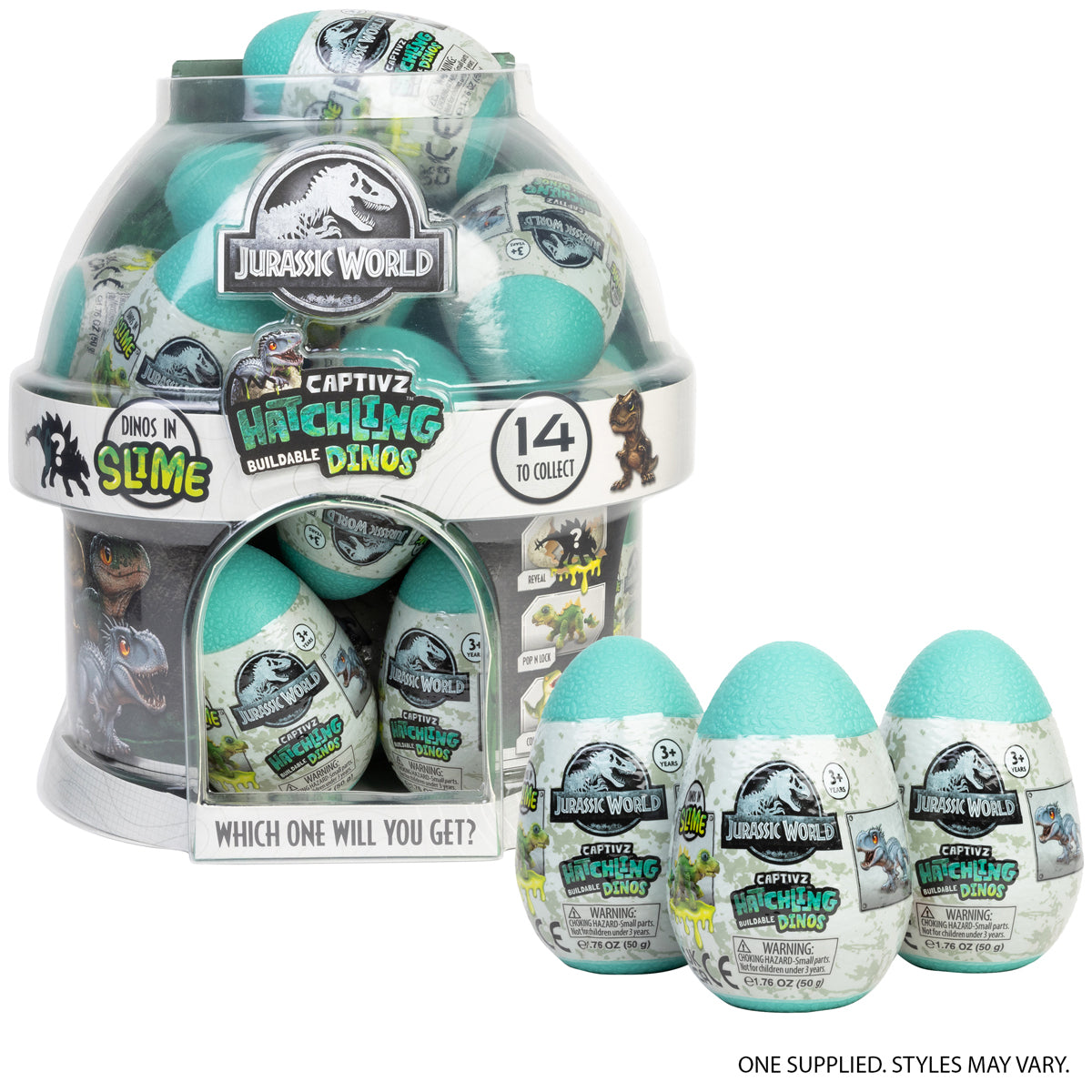 Jurassic World Captivz Hatchling Buildable Dinos (Styles Vary)