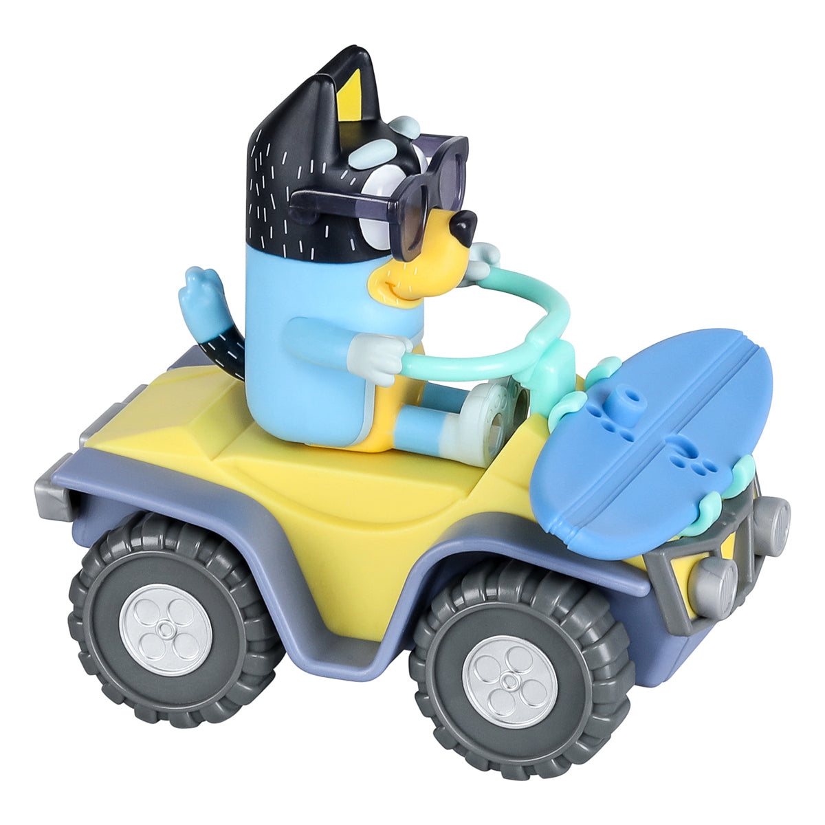 Bluey Beach Quad with Bandit Figure Set