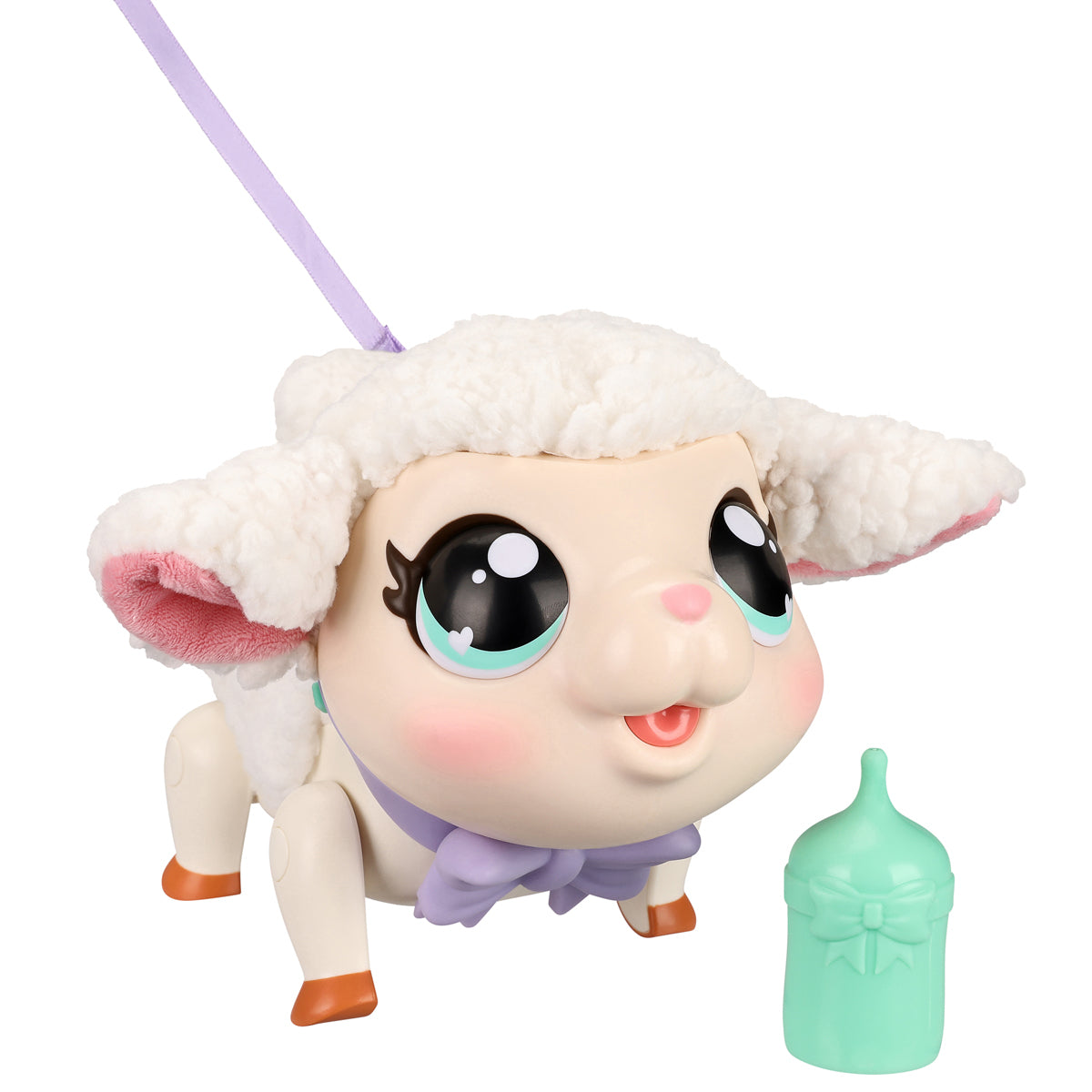 Little Live Pets - My Little Lamb Snowie, corderito interactivo, mascota interactiva para cuidar, con sonidos y movimientos, animalito de juguete camina, baila y come, niños 4 años, Famosa (LPK00010 Little Live Pets - My Little Lamb Snowie, corderito interactivo, mascota interactiva para cuidar, con sonidos y movimientos, animalito de juguete camina, baila y come, niños 4 años, Famosa (LPK00010