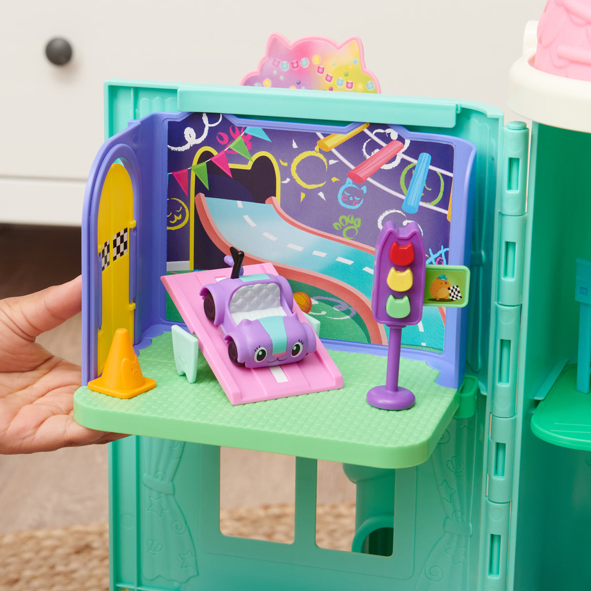 Gabby's Dollhouse - Carlita Purr-ific Play Room Playset