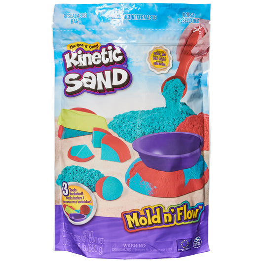 Kinetic Sand Mold n' Flow Playset